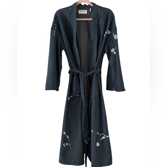 One Teaspoon Midnight Denim Robe/Kimono NWT - Picture 1 of 5